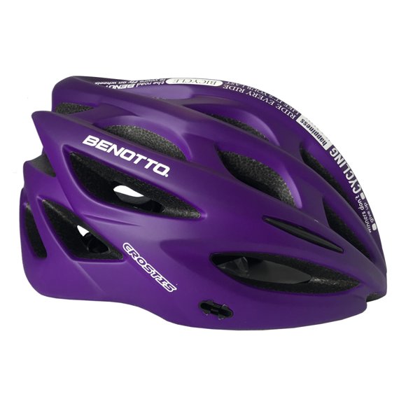 Casco Ciclismo BENOTTO MV50 CROSTIS Morado/Blanco Grande