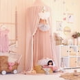 thumbnail image 1 of LHCER Mosquito Net Mosquito Netting Beautiful Lace Decor Indoor Corner Children's Bed, 1 of 8