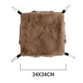 thumbnail image 6 of Cute Pet Squirrel Hamster Hammock Small Animals Hanging Bed Mat House Cage Nest 34x34cm, 6 of 8