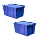 thumbnail image 1 of Caja Apilable de Plástico BoxArch30 2 Pzas 30kg 60x40x32cm Apilable Bisagras Polietileno Color Azul., 1 of 1