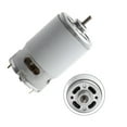 thumbnail image 1 of RS550 Motor 20V Electric D-Shaped Shaft Motor for Car Washing Machine Etc, 1 of 9