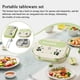 thumbnail image 3 of Lonchera con Compartimentos de Panda Carpincho, Contenedor de Comida, Soporte para Refrigerios, de Acero Inoxidable, para Picnic, para Niños y Niñas., 3 of 5