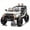 White, variant on Arnahaishe 24V Ride On Car Toy, Electric Jeep with Remote Control, LED Light, USB and Bluetooth for Kids of 3-8, Black