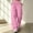 Pink, variant on Women's Oversized Straight Wide Leg Sweat Pants Elastic High Waist Soft Wrinkle Resistant Loose Floor Fit Navy 3XL