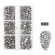 thumbnail image 1 of Uñas postizas, uñas postizas, regalos para mujeres, decoración de uñas en caja, joyas de diamantes de imitación, diamantes de imitación planos, joyas de uñas con luz celestial, diamantes de imitación, 1 of 2
