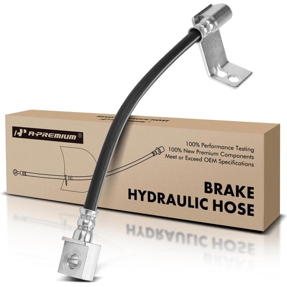 A-Premium Rear Driver Brake Hydraulic Hose Compatible with Ford Models - F-250 Super Duty 2000-2004, F-350 Super Duty 2000-2004, Excursion 2000-2005