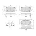 thumbnail image 6 of Winstop Brake Pad Set, Rear WS.0865.0.C, Honda Pilot 2008-2003, 6 of 6