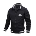 thumbnail image 6 of 2024   LONSDALE Logo Aviator Stand Collar Jacket Men‘s Casual Slim Baseball Jacket Latest Spring Fashion High Quality Jacket, 6 of 7