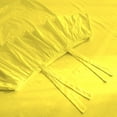 thumbnail image 5 of 4 Piece Corner Ruffle Sheet Set, 6" Inch Corner Ruffle On Flat Sheet And Pillowcases, 18 Inch Deep Pocket, 100% Egyptian Cotton, 800 TC, Olympic Queen Size, Solid Yellow, 5 of 6
