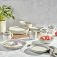 thumbnail image 5 of Tabletops Gallery 16-Piece Hudson Reactive Glaze Stoneware Dinnerware Set - Service for 4, 5 of 9