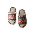 thumbnail image 4 of TMA EYES Multicolor Printed All-Season Women's Linen Slippers - Breathable, Soft Sole, Indoor Slippers, 4 of 4