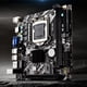 thumbnail image 1 of Placa base LGA 1155 NVME WiFi M.2 VGA salida HD 10 USB 2,0 DDR3 Mini ITX para reemplazo de ordenador y PC, 1 of 1