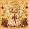 thumbnail image 2 of DIY Christmas Pearl Diamond Painting Art Kit with Frame, Christmas Pearl Beads Art Craft for Adults, Christmas Diamond Art Kits for Beginner, 2 of 9