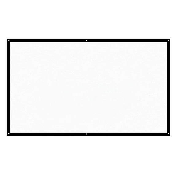 Yeacher H60 60” Portable Projector Screen HD 16:9 White Dacron 60 Inch Diagonal Video Projection Screen Foldable Wall Mounted for Home Theater Office Movies Indoors Outdoors