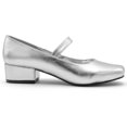 thumbnail image 2 of Mary jane Exterior Piel sintética Color Plata Para Mujer De RBCOLLECTION, 2 of 3