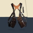 thumbnail image 2 of Harilla Bolsa de arnés de Hombro Steampunk, Cartera con Correa, Funda antirrobo para Hombres y Mujeres, para Montar en Bicicleta Deportiva, marrón, 2 of 3