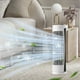 thumbnail image 4 of Ventilador de Mesa de Carga USB, Torre sin Aspas, Luz de 2 Niveles y Velocidad del Viento, Blanco, 4 of 9