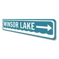 thumbnail image 4 of Lake Direction Novelty Decor, Metal Wall Sign - 4x18 Inches, 4 of 4
