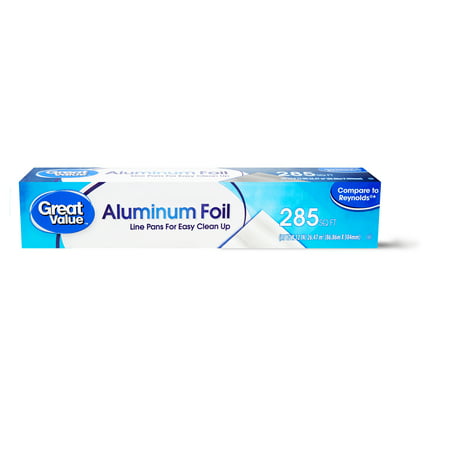 Great Value Aluminum Foil, 285 sq ft