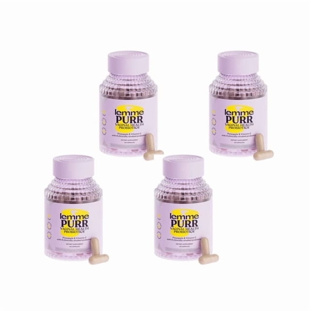 Purr Probiótico vaginal para mujeres, equilibrio del pH y salud urinaria, 63 cápsulas vegetales