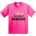 thumbnail image 3 of Inktastic Grandpa's Princess Crown and Flowers Youth T-Shirt, 3 of 5