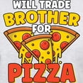 thumbnail image 3 of CafePress - Will Trade Brother For Pizza Lover Funny S T Shirt - Men's Classic Graphic T-Shirt, 3 of 4