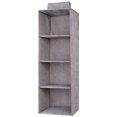 thumbnail image 2 of Estante Colgador de armario perfecl Organizador de 4 capas Gris, 2 of 8