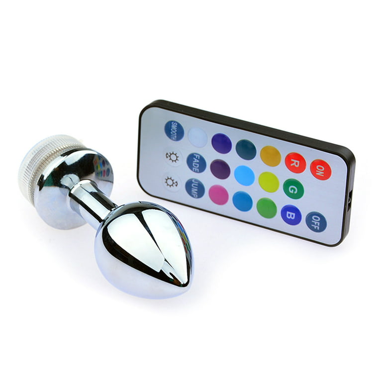 Light Up LED Butt Plug with Remote *PL-LED-2* — Touch of Fur