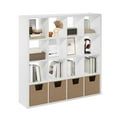 thumbnail image 3 of Pemberly Row Open Back Decorative Cube Storage Organizer in 16-Cube in White, 3 of 6
