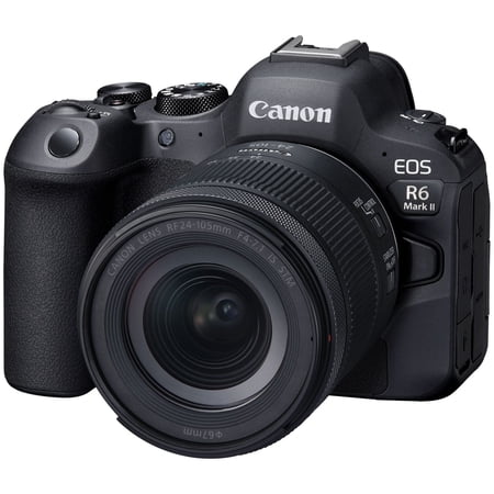 Canon R6 Mark II Full-Frame 24.2 MP Mirrorless Camera with 24-105mm IS STM Lens Kit (Sold without manufacturer warranty)