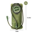 thumbnail image 3 of YATLTE Hydration Bladder, Water Backpack for Hiking Black Water Hydration Backpack with Water Bladder, BPA-Free Water Pouch Hydration Pack for Camping Cycling Running, 3 of 7