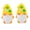 B, variant on Dserhfy 2 Pcs Mini Summer Gnome Figurines Beach Resin Gnomes Miniature Figures for Pool Party Favors DIY Cake Decoration Fairy Garden Home Decor