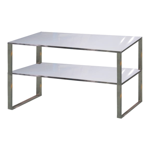 Norpole Double Overshelf 70" in Stainless Steel