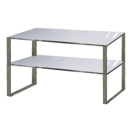 Norpole Double Overshelf 92" in Stainless Steel