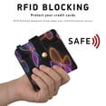 thumbnail image 4 of Small Wallet For Women Bifold Leather Pocket Coin Credit Card Holder With RFID Blocking Neon Butterflies, 4 of 6