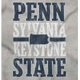 thumbnail image 2 of Pennsylvania PA Keystone State Shape Unisex Fleece Graphic Zip Up Hoodie Brisco Brands 2X, 2 of 5