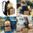 thumbnail image 2 of Yspwyqan Backpack Set for Middle School, Orange Daisy Capybara Kids Backpack Set for Boys Ages 8-15, 4Pcs Lightweight Bookbag Fits 14 Inch Laptop Front Pocket for Back to School, 2 of 7