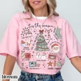 thumbnail image 5 of Tis the Season Christmas Activities Graphic Print T-Shirt | Holiday Icons Design | Pepper Tee, 5 of 7