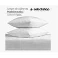 thumbnail image 2 of Juego De Sabanas Matrimonial Egipcian Color Blanco, 2 of 4