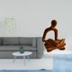 thumbnail image 2 of Adhesivo de pared,Pegatinas de pared de vides colgantes para dormitorio,Figura de pensador abstracto,Estatua de pensador abstracto,decoración para el hogar,Figura humana decorativa para, 2 of 8