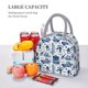 thumbnail image 5 of Balery Skiing Enthusiast Bolsa de Almuerzo para Mujeres, Caja de Almuerzo, Bolsa de Almuerzo Pequeña Impermeable, Tote de Almuerzo Reutilizable con Gran Capacidad, 5 of 6