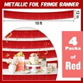 thumbnail image 2 of NOGIS Red Parade Float Fringe,Red Fringe Banners,Red Fringe Garland,For Parade Float Decorations,Graduation Ceremony Decorations Festival Celebration,11.8 in x 9.8 ft,4 pack, 2 of 7