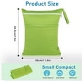 thumbnail image 6 of BTEPSGA Wet Bags, 2 Pack Wet/Dry Bags with Two Zippered Pockets, Travel, Beach, Pool, Gym Bag for Swimsuits or Wet Clothes, Waterproof Washable Reusable, 6 of 8