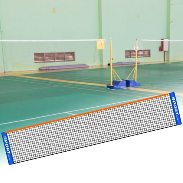 LJNYFDC Filet de Volleyball Ourlet Extensible Filet de Badminton Résistant à l'Usure Filet de Volleyball Portable Filet de Tennis Équipement de Sport Fournitures pour l'Extérieur Filet de Tennis