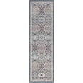 thumbnail image 3 of Traditional 2x8 Area Rug (2'3'' x 7'3'') Oriental Beige, Dark Blue Indoor Runner Easy to Clean, 3 of 8