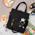 thumbnail image 1 of Mochila cruzada de lona para mujer, bolso de un hombro de gran capacidad, bolso de mano de clase, bolso de lona, bolso de dibujos animados de animales lindos Fivean unisex, 1 of 2