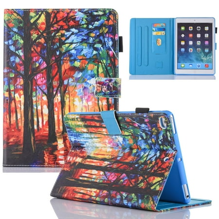 Wake Forest Mini iPad mini 4th Generation Case, Allytech Ultra Slim Lightweight Protective Shockproof Multi Angle Stand Folio Auto Sleep Wake Smart Cover for Apple iPad mini 4 Model A1550 A1538, Forest ()