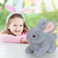 thumbnail image 4 of Loespoir Rabbits Plushs Toys, Cute Little White Rabbits Dolls, Cute and Playful Designs, for Halloween Decorations and Gifts, 5.9", Gray, 4 of 4