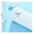 thumbnail image 3 of Collar Con Dije De Colibrí Plata 925 Reglo Para Mujer Moda Malubero  Plateado, 3 of 4