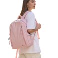 thumbnail image 3 of BadPiggies Nylon Backpack for Women Men, 20L Wear-Resistant Backpacks Casual Lightweight School Travel Daypack (Pink), 3 of 9